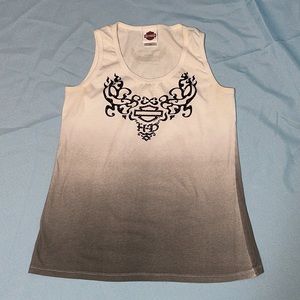 Harley-Davidson Grey ombré tank